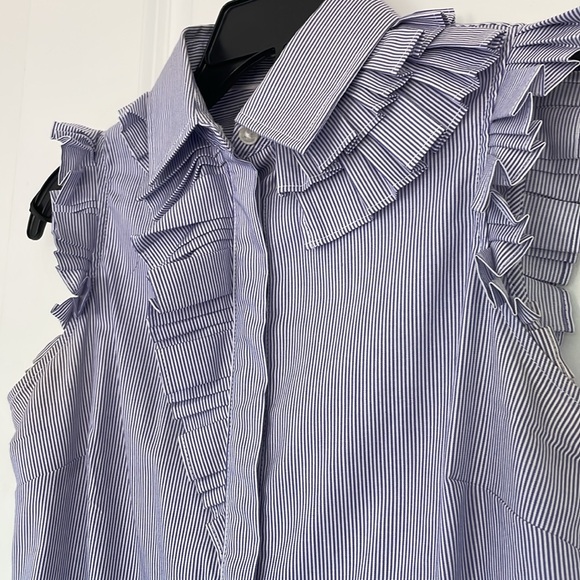 Banana Republic Sleeveless Riley Blouse Size 0P - Picture 2 of 6